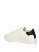 D.A.T.E. Sneaker sfera bianco/nero SFERA CALF-WHI/BLACK 