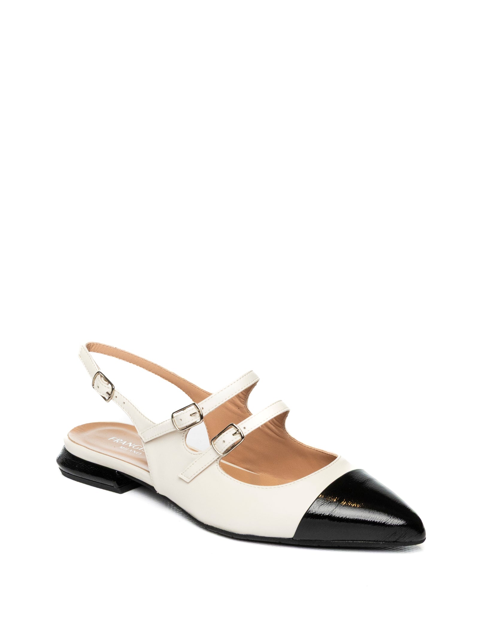 FRANGISOLE Chanel puntina bianco/nero PUK10 NAP/NPLK-BEIGE/NERO 