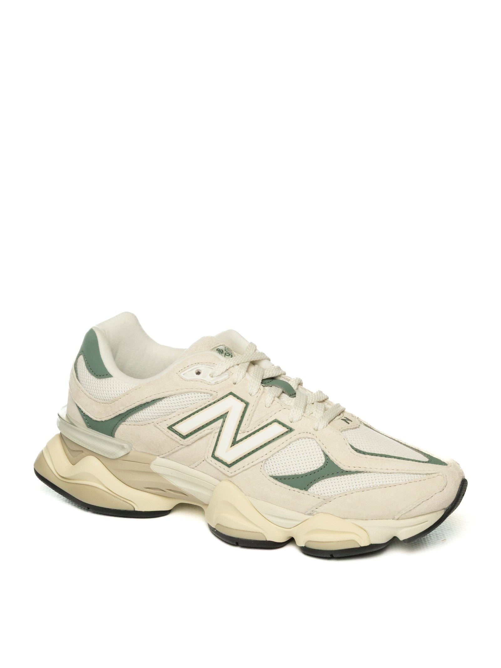 NEW BALANCE Sneaker 9060 bianco/verde 9060EEI U MESH-WHT/GRN 