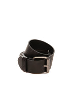 TIMBERLAND cintura in pelle nera TB0A23UE LEATHER-0011 