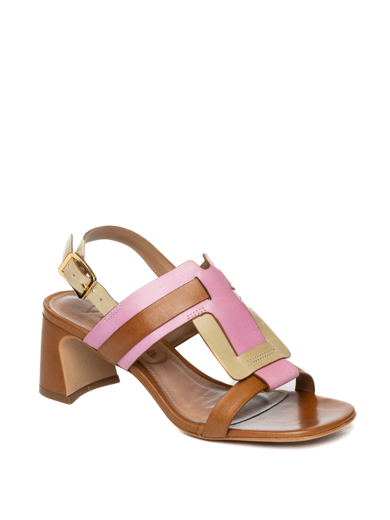 VICENZA Sandalo pelle cuoio/multi 2448004 CORTONA-Z3 