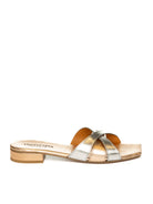 VINCENT VEGA Sandalo laminato multi INGRID PQ20 LAM-ARG/RAME 