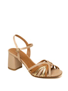 ALBANO Sandalo pelle soft nude combo 401 SOFT-NUDE COMBO 