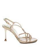 ALBANO VANITY Sandalo strass platino 7024 STRASS-PLATINO 