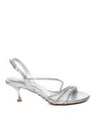 ALBANO VANITY Sandalo strass argento 7036 STRASS-ARGENTO 
