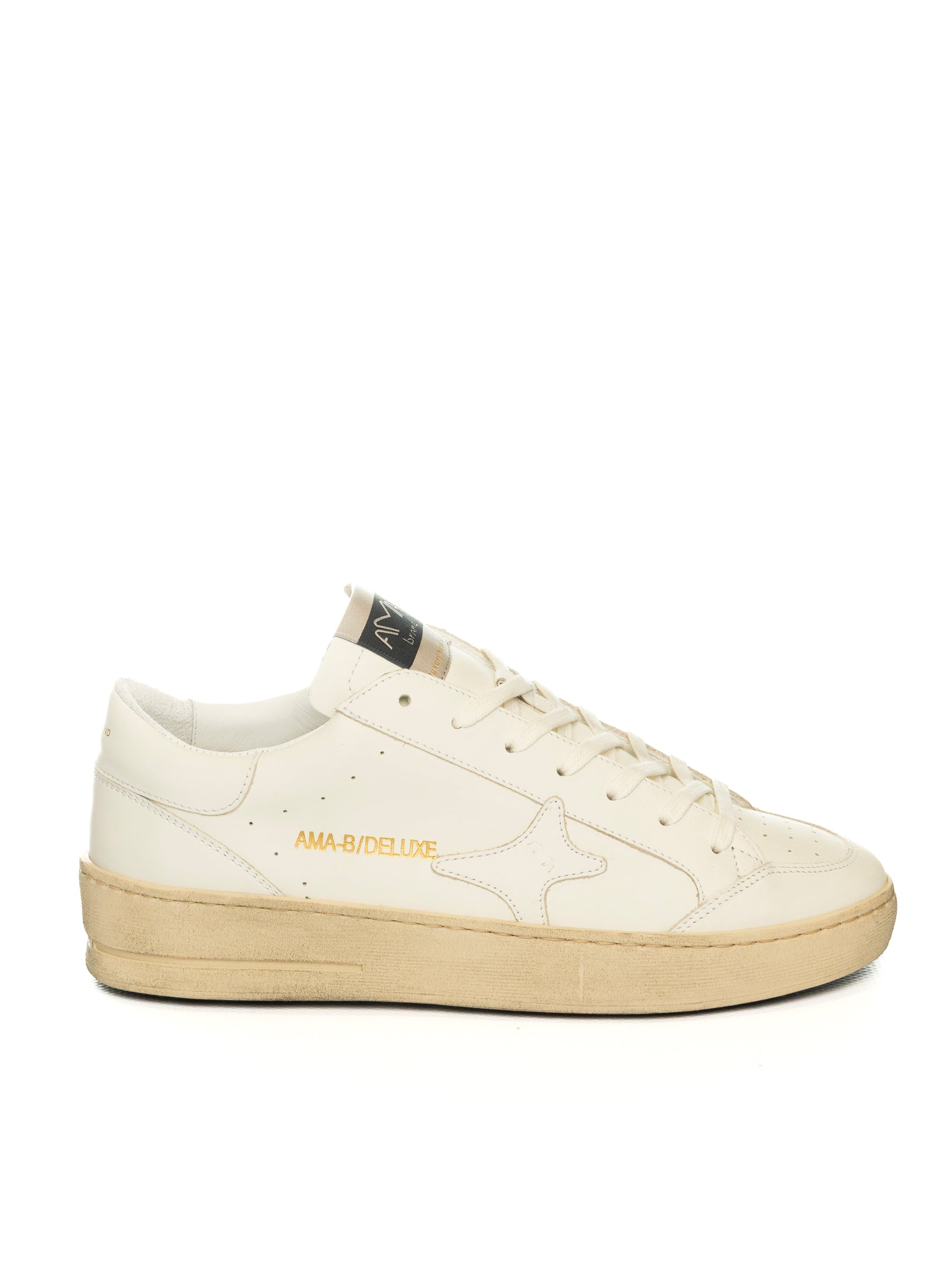 AMA BRAND DELUXE Sneaker slam pelle bianco SLAM U 4537-BIA 