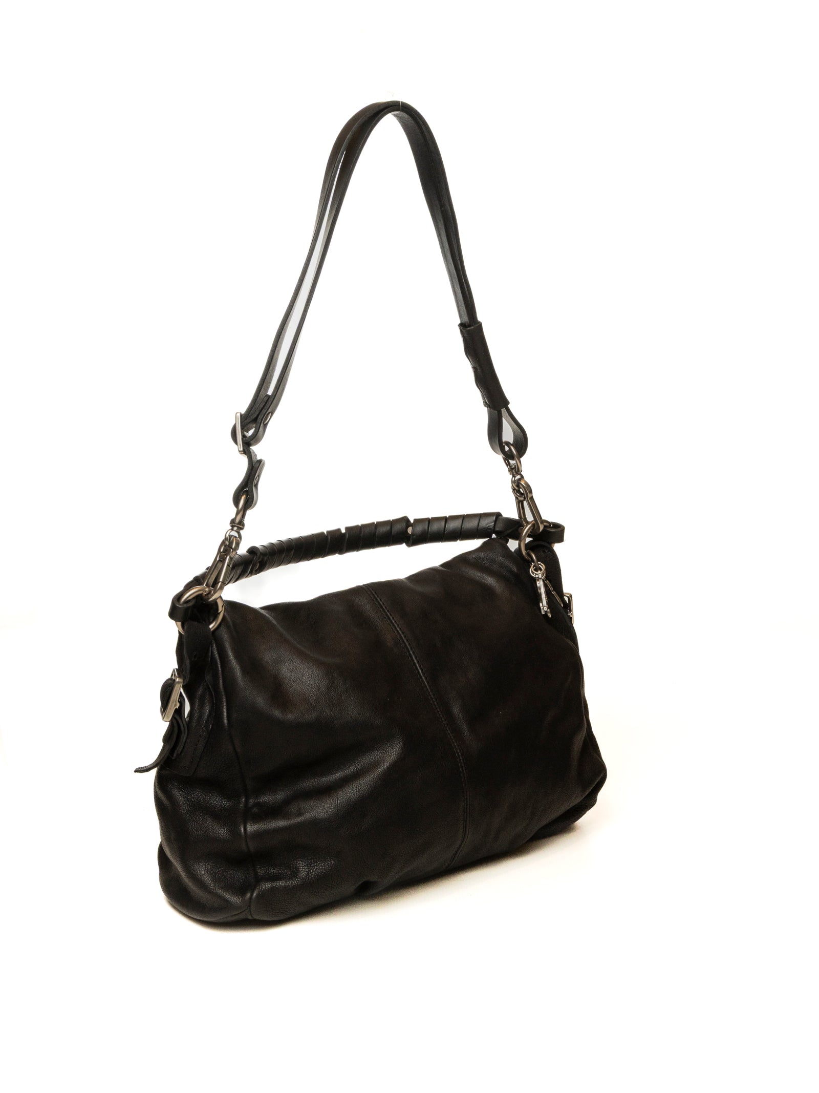 AS98 borsa a spalla nera 200805 PELLE-NERO 