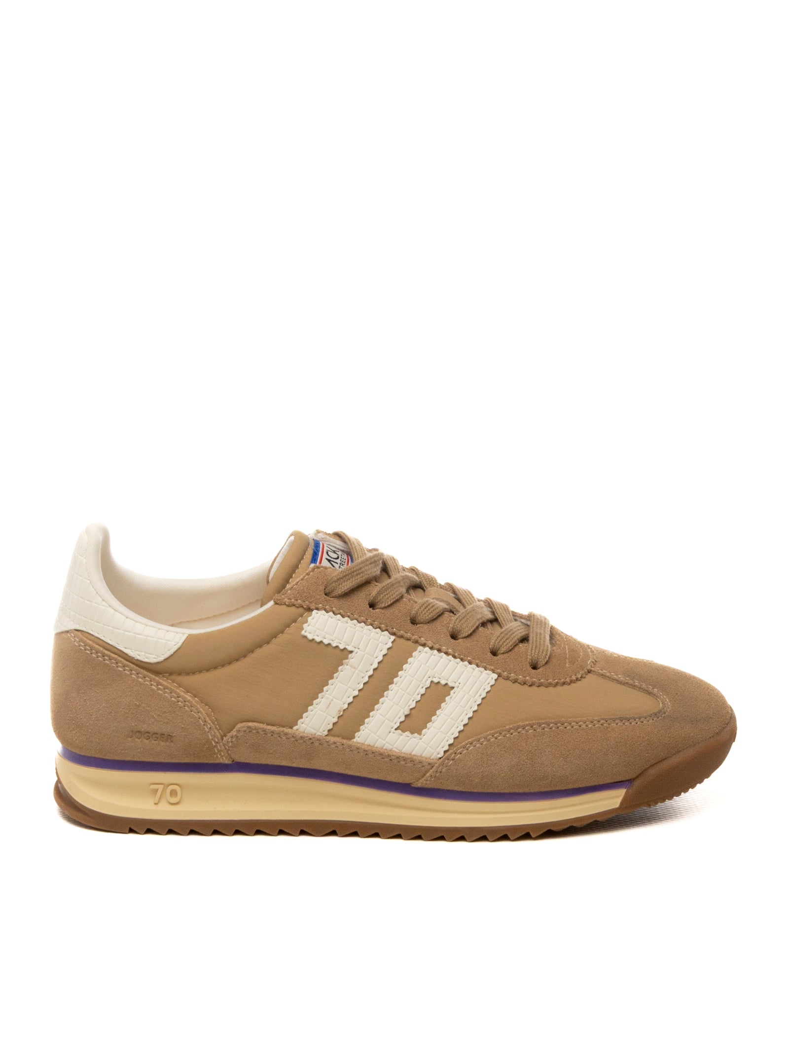 BACK 70 Sneaker jogger nylon beige JOGGER N26-206 NYLON BEIGE 