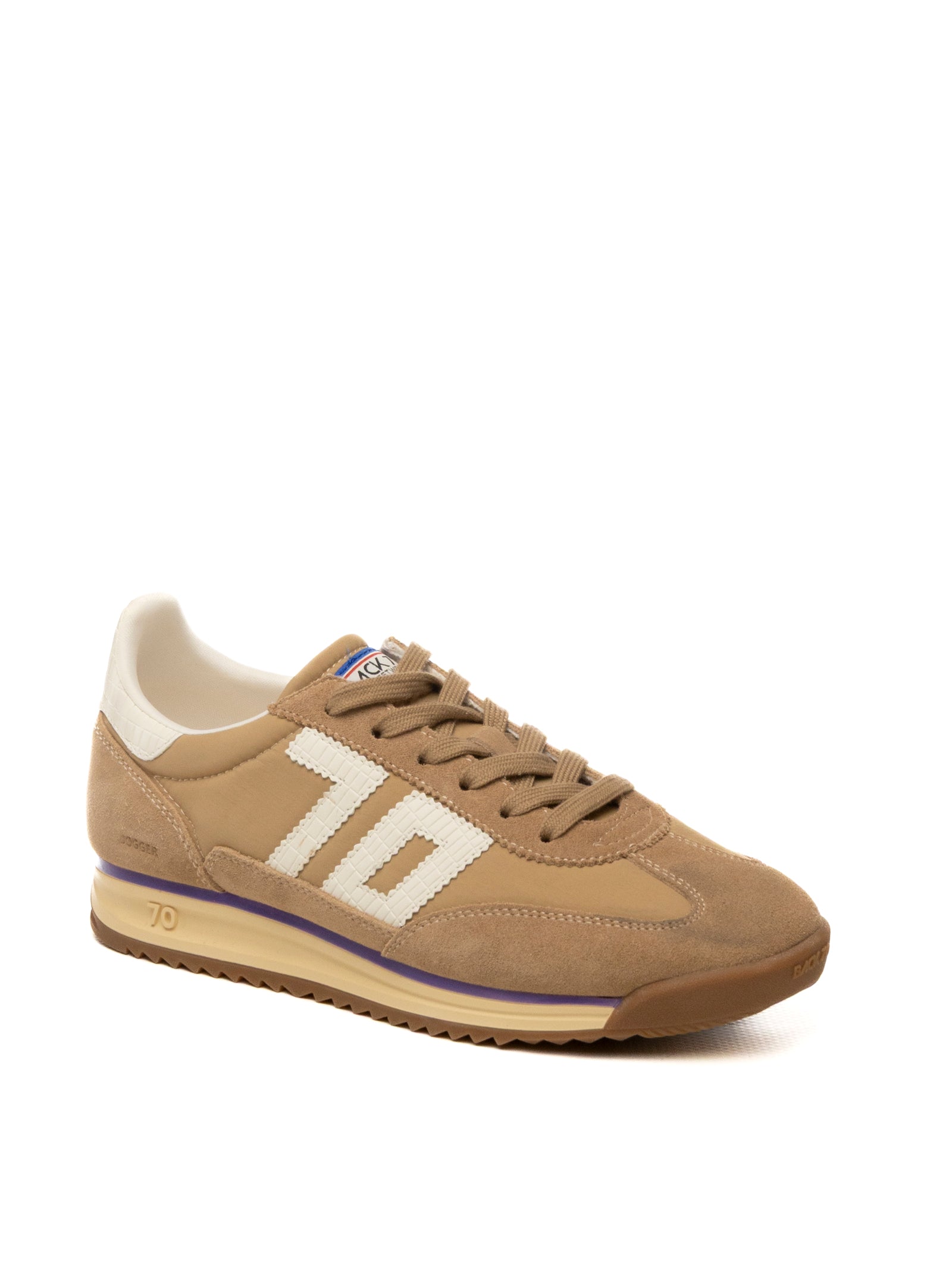 BACK 70 Sneaker jogger nylon beige JOGGER N26-206 NYLON BEIGE 