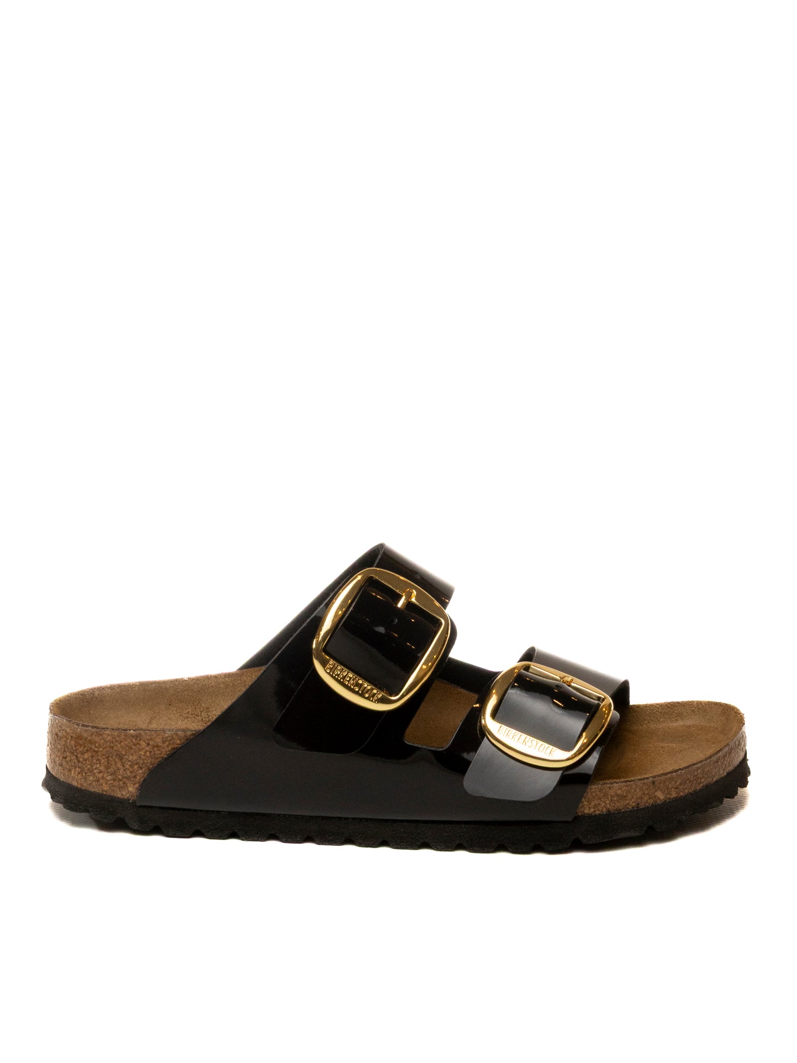 BIRKENSTOCK Sandalo arizona big buckle vernice nero ARIZONA BIG BUCKLE 1027918-BLACK 