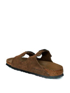 BIRKENSTOCK Sandalo arizona sfb camoscio marrone ARIZONA SFB 1030865-DARK TEA 