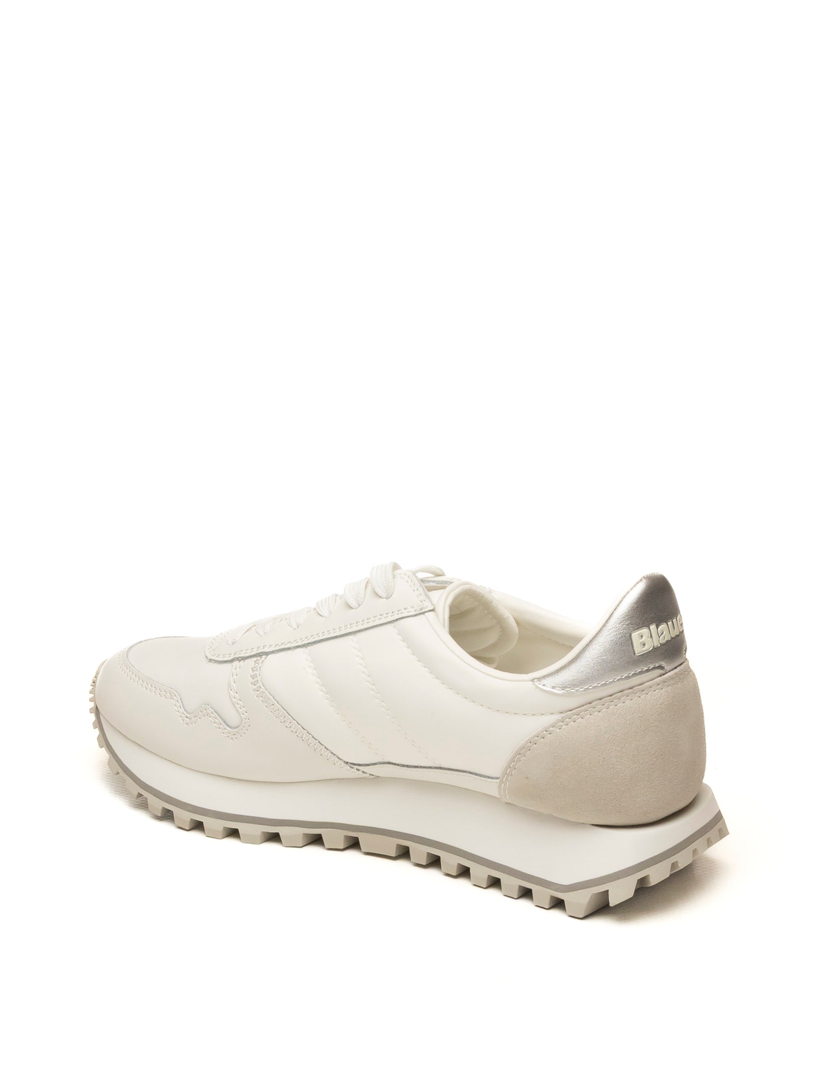 BLAUER Sneaker millen bianco/silver MILLEN03 TESS/CAM WHI/SILV 