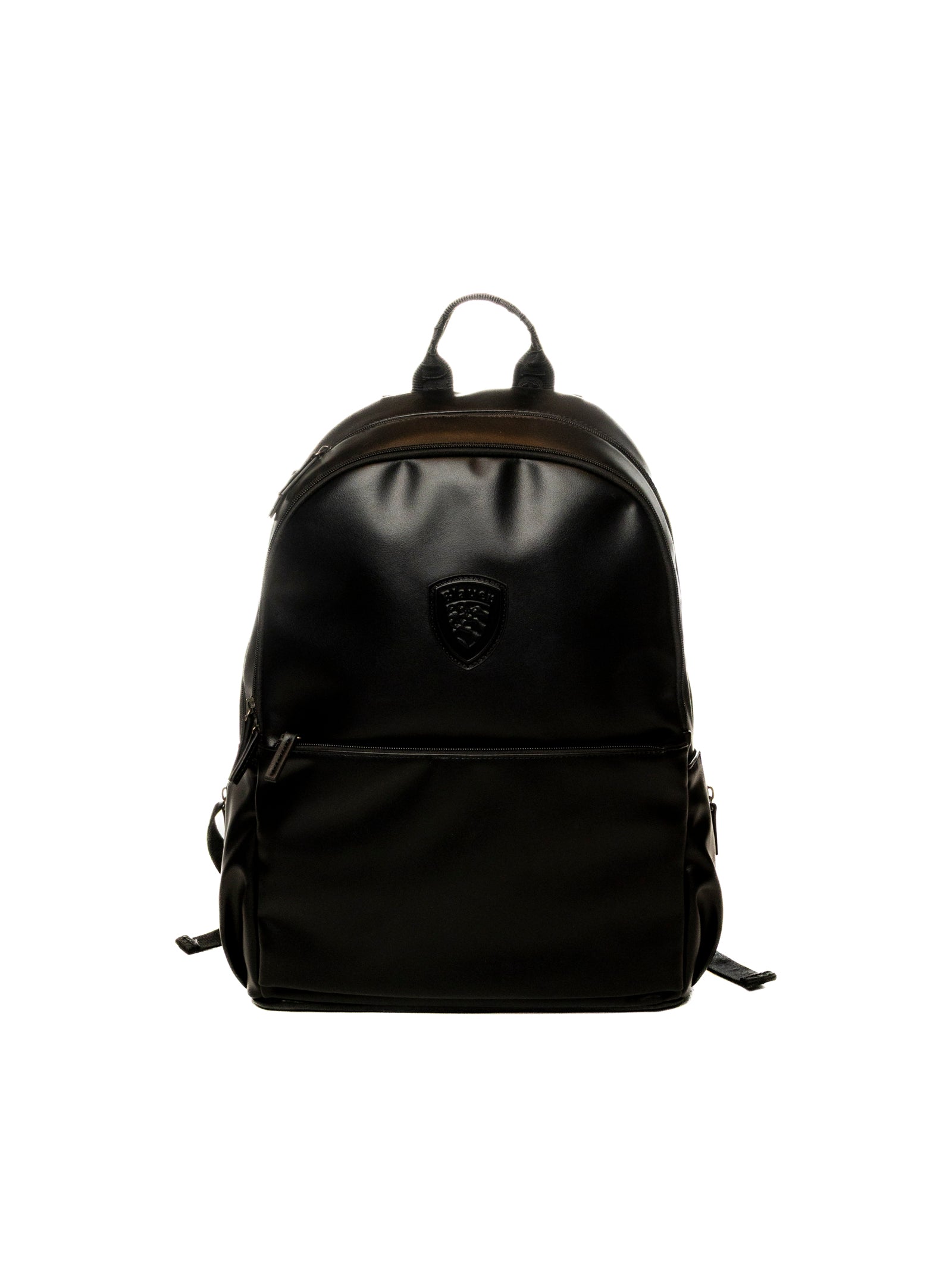 BLAUER zaino nero NUBPU01 PELLE-BLACK 