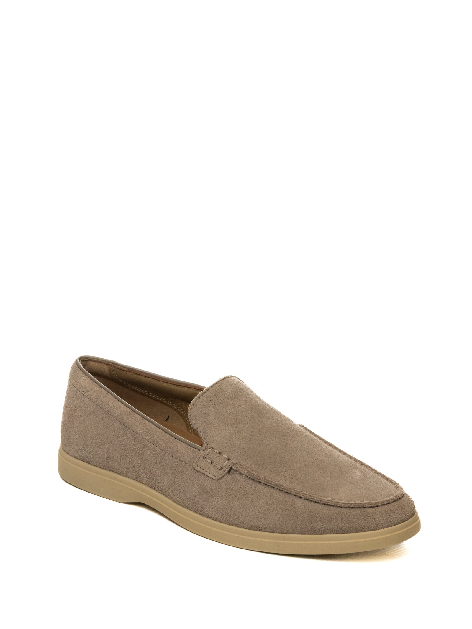 CLARKS ENGLAND Mocassino torford camoscio grigio TORFORD EASY SUEDE-GRAY 