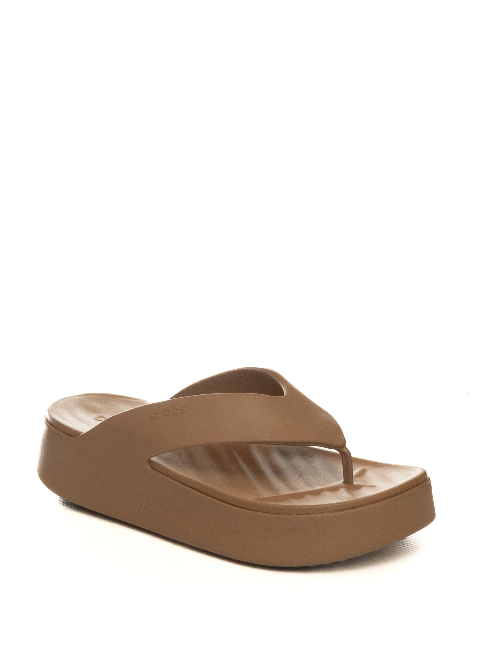 CROCS sandalo get plat fli marrone 209410 GET.PLAT.FLI-MIC 2JJ 