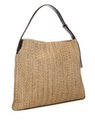DI LORENZO borsa a spalla elisa beige ELISA RAFFIA-BEIGE 