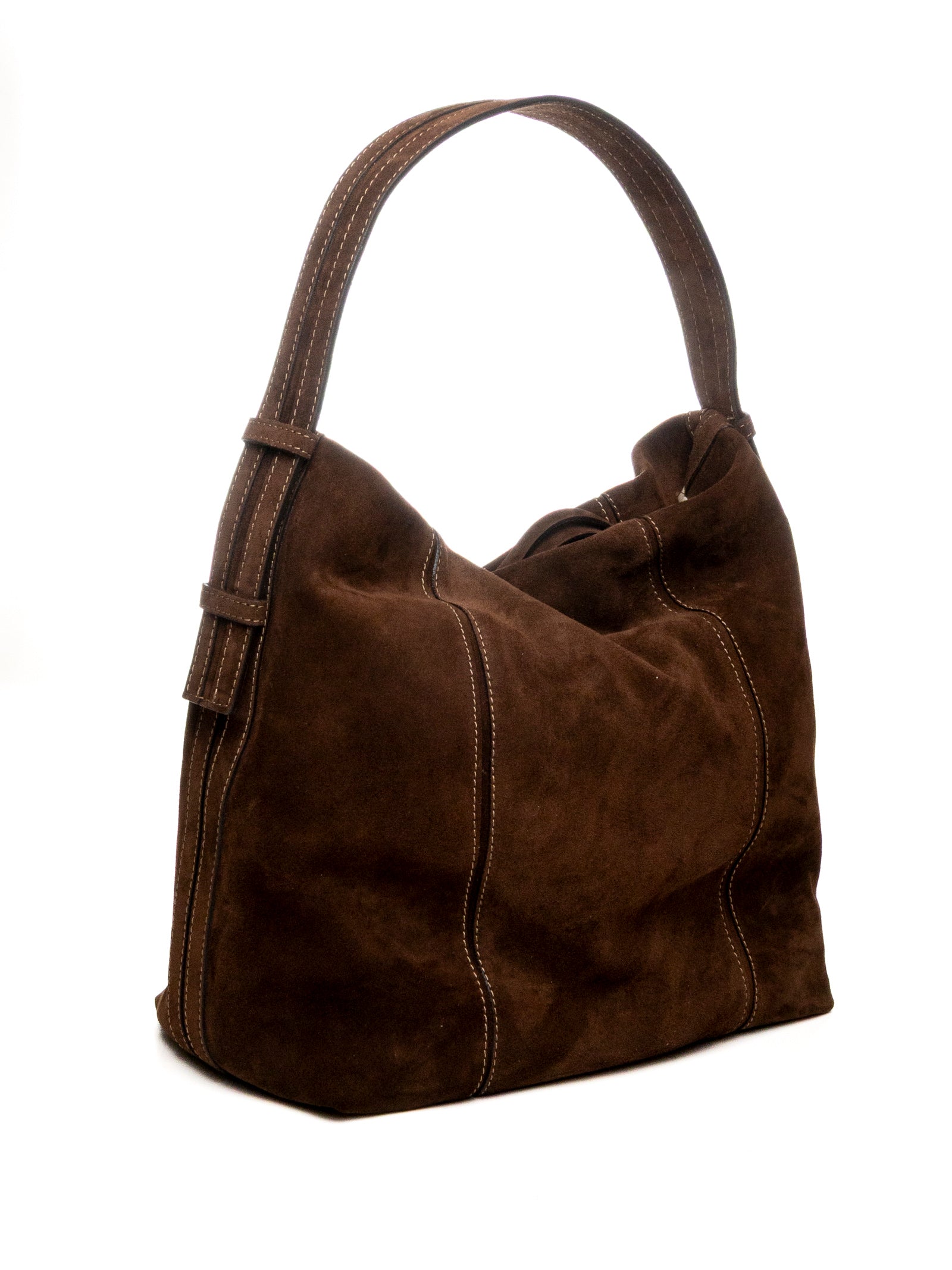 DI LORENZO borsa a spalla gabriella testa di moro GABRIELLA CAMOSCIO-T.MORO 