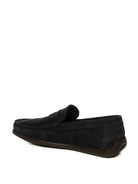 FRAU Mocassino camoscio blu 14B2 CASTORO-BLU 