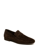 FRAU Mocassino camoscio moro 34B5 DAINO-CACAO 