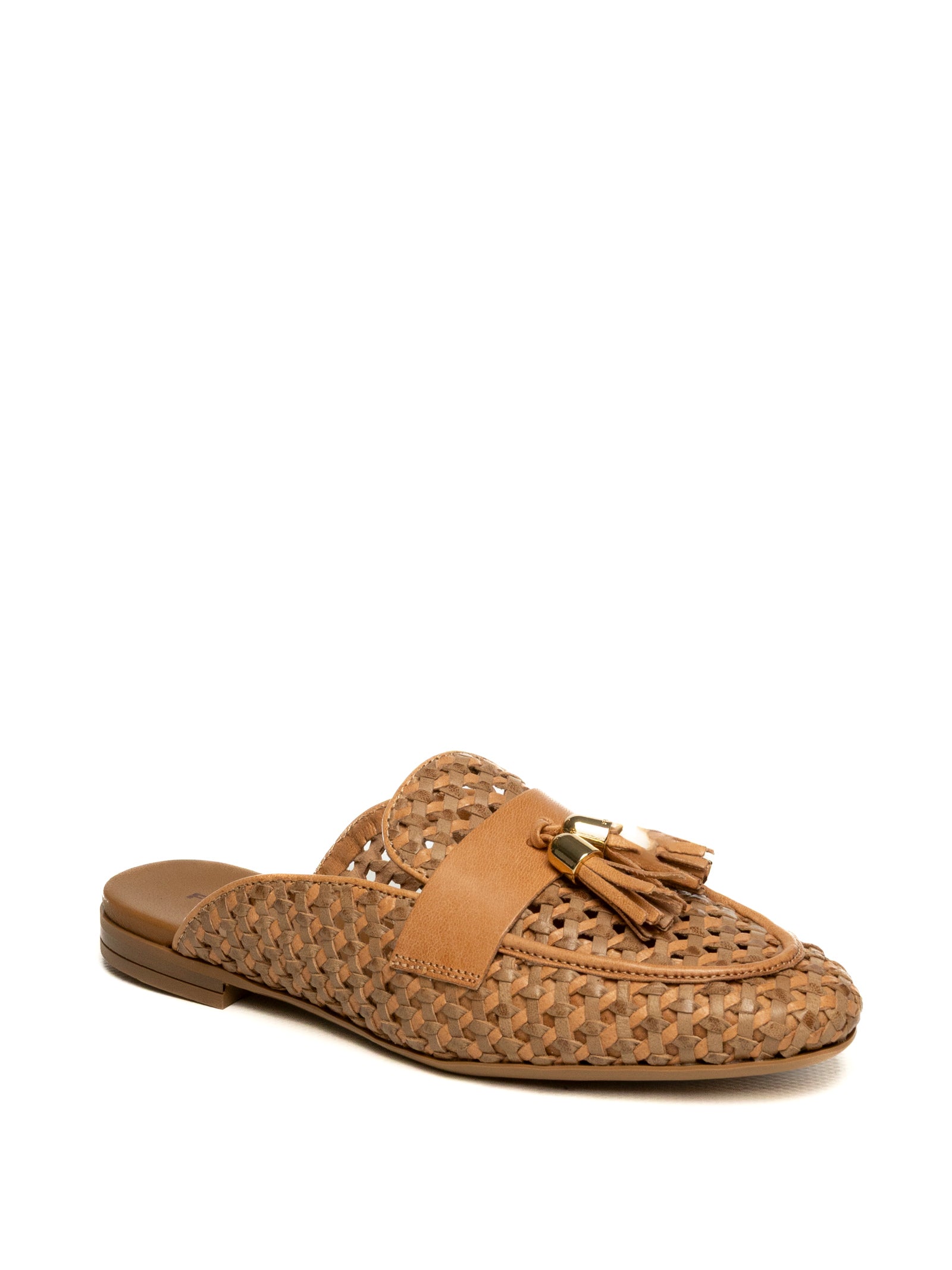 FRAU Sabot intrecciato marrone 95V7 VENEZIA.COOKIE 