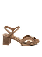GIANMARCO SORELLI sandalo camoscio taupe/oro 2067 CAM-TAUPE/ORO 