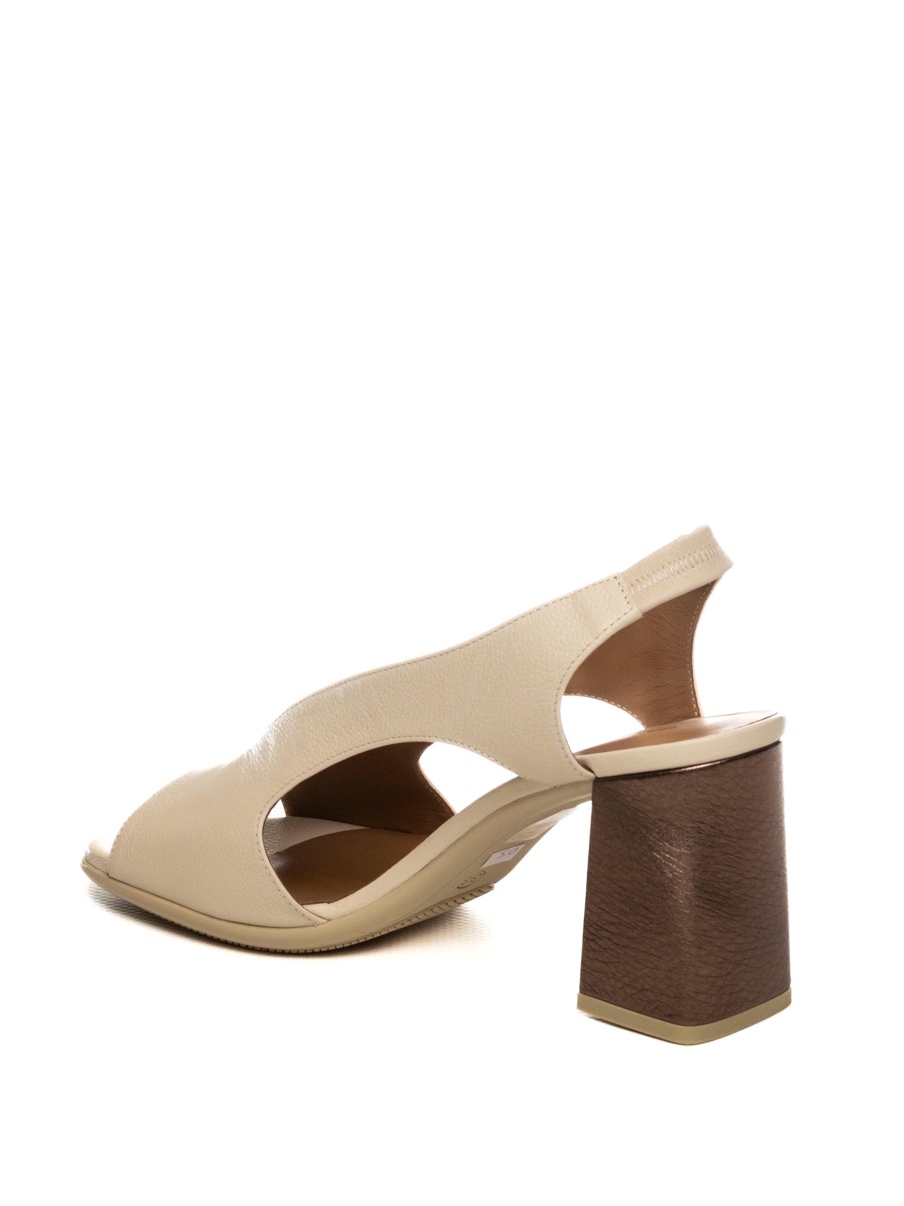 GIANMARCO SORELLI sandalo pelle bianco 2164 PELLE-MILK 
