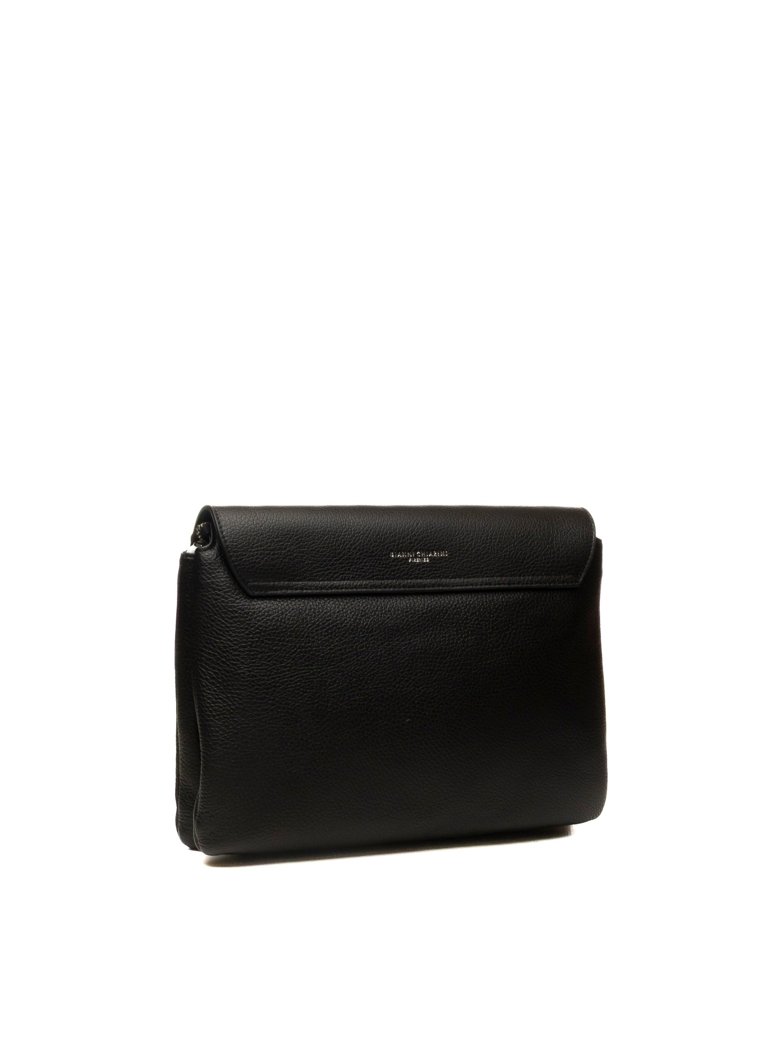 GIANNI CHIARINI borsa a spalla three nera 12305 THREE-001 