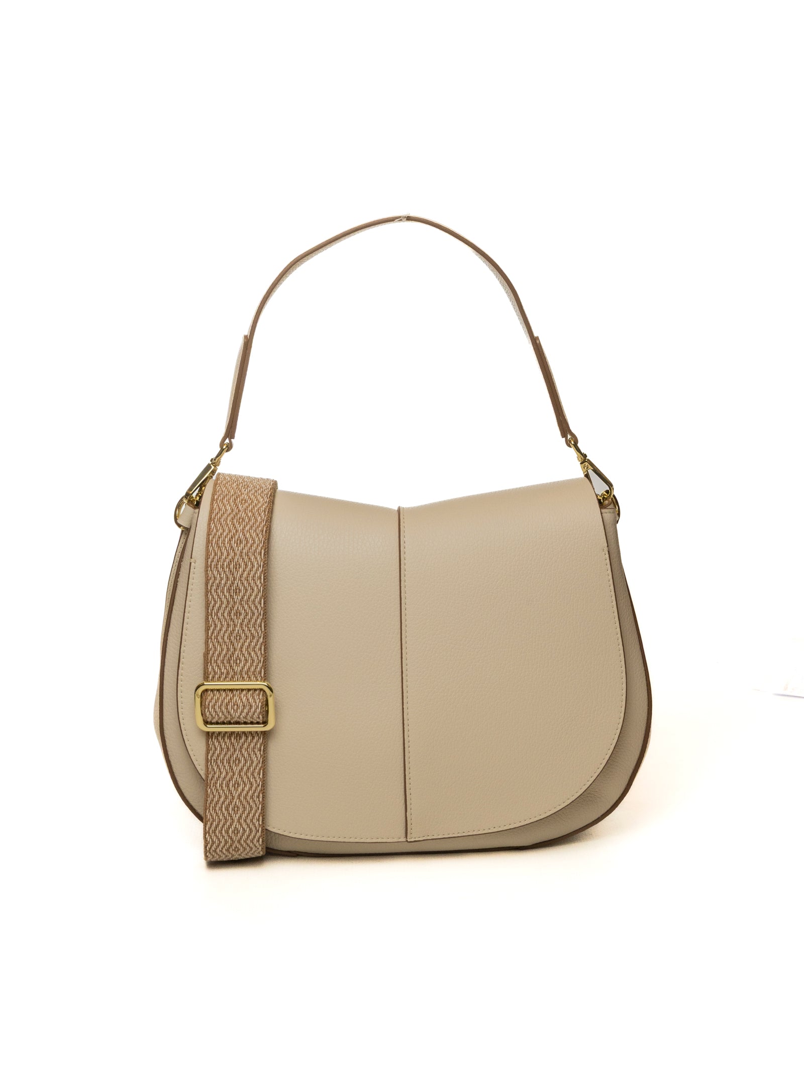 GIANNI CHIARINI borsa a spalla helena round avorio 6037 HELENA ROUND-3890 