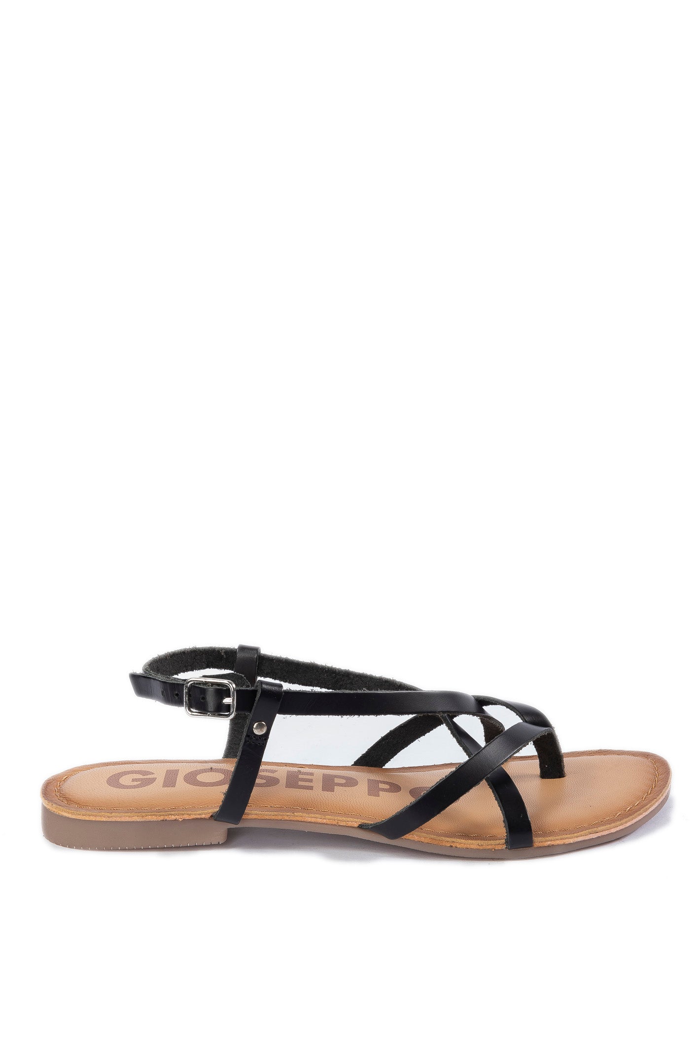 GIOSEPPO Sandalo lelex nero 69114 LELEX-NERO 