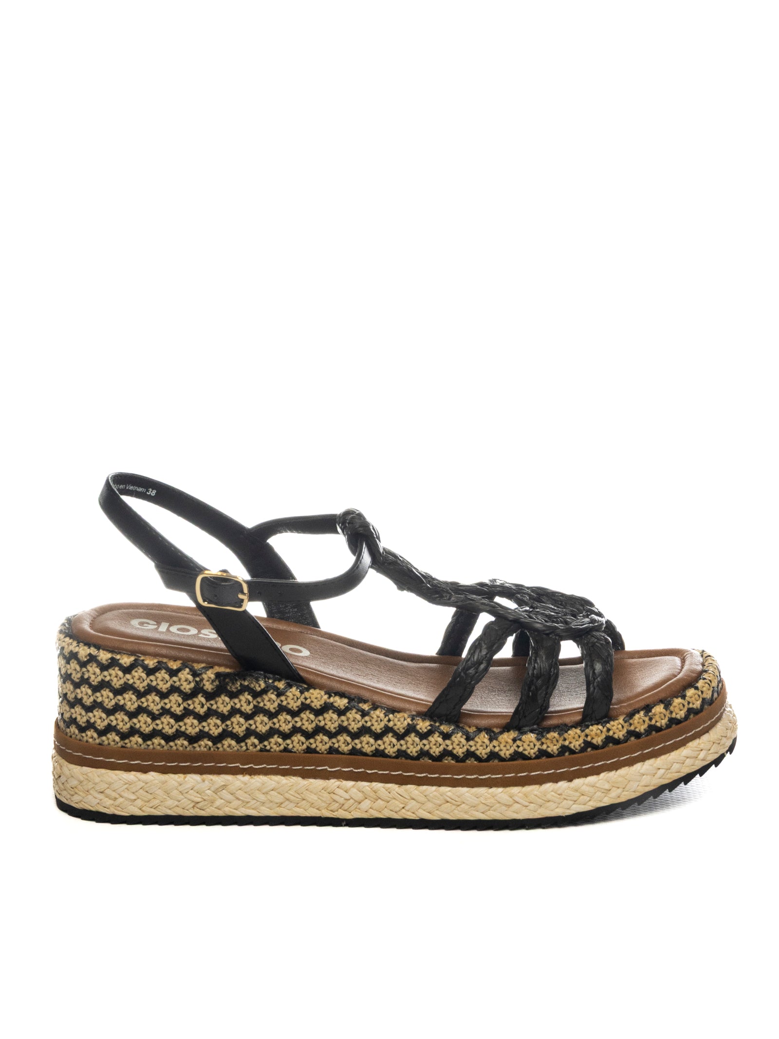 GIOSEPPO sandalo harcout nero 78112 HARCOUT-NERO 