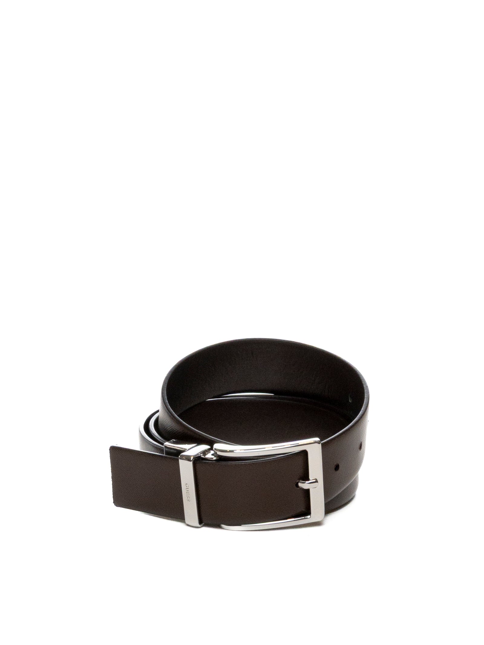 GUESS Cintura pelle moro BM7866 P6135 MILANO-BROWN 