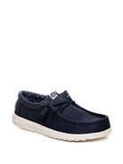 HEY DUDE Slip on wally stretch canvas blu 40700 WALLY STRETCH CANVAS-410 
