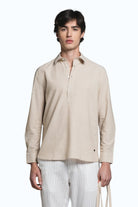 IMPURE camicia cotone ecru CLEVELAND COTONE-C56 