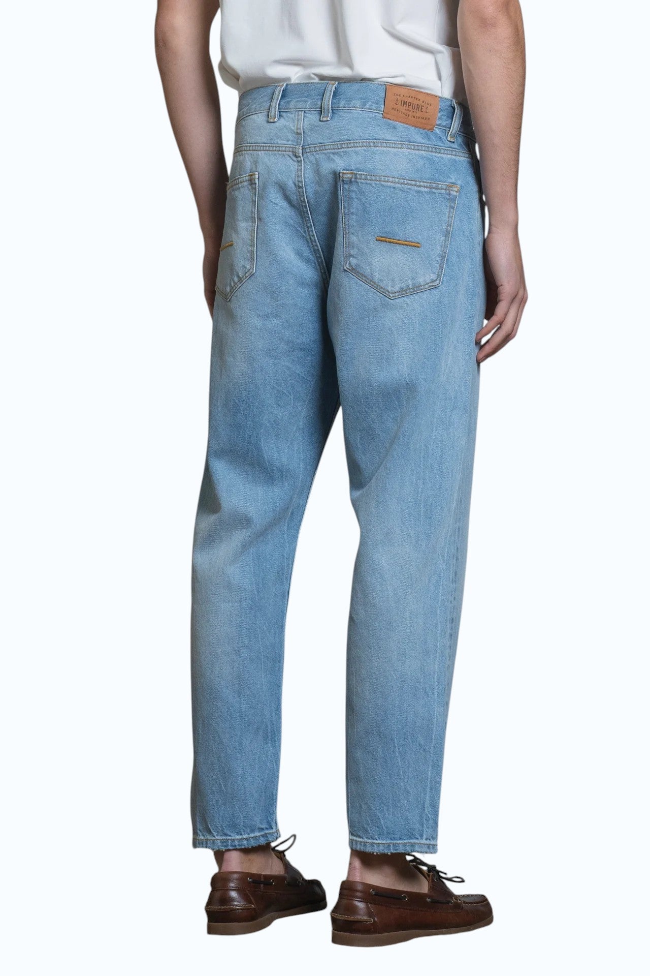IMPURE jeans denim azzurro HIRO DENIM-C49 