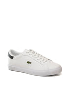 LACOSTE Sneaker power court bianco/verde E03342 POWER COURT-1R5 
