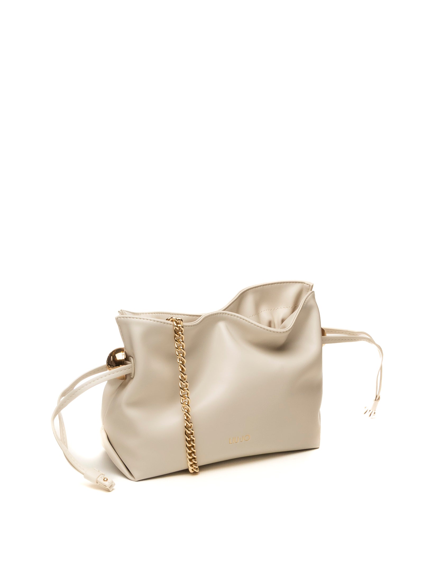 LIU JO borsa a spalla riccy crema AA6099E0958 RICCY-X0459 