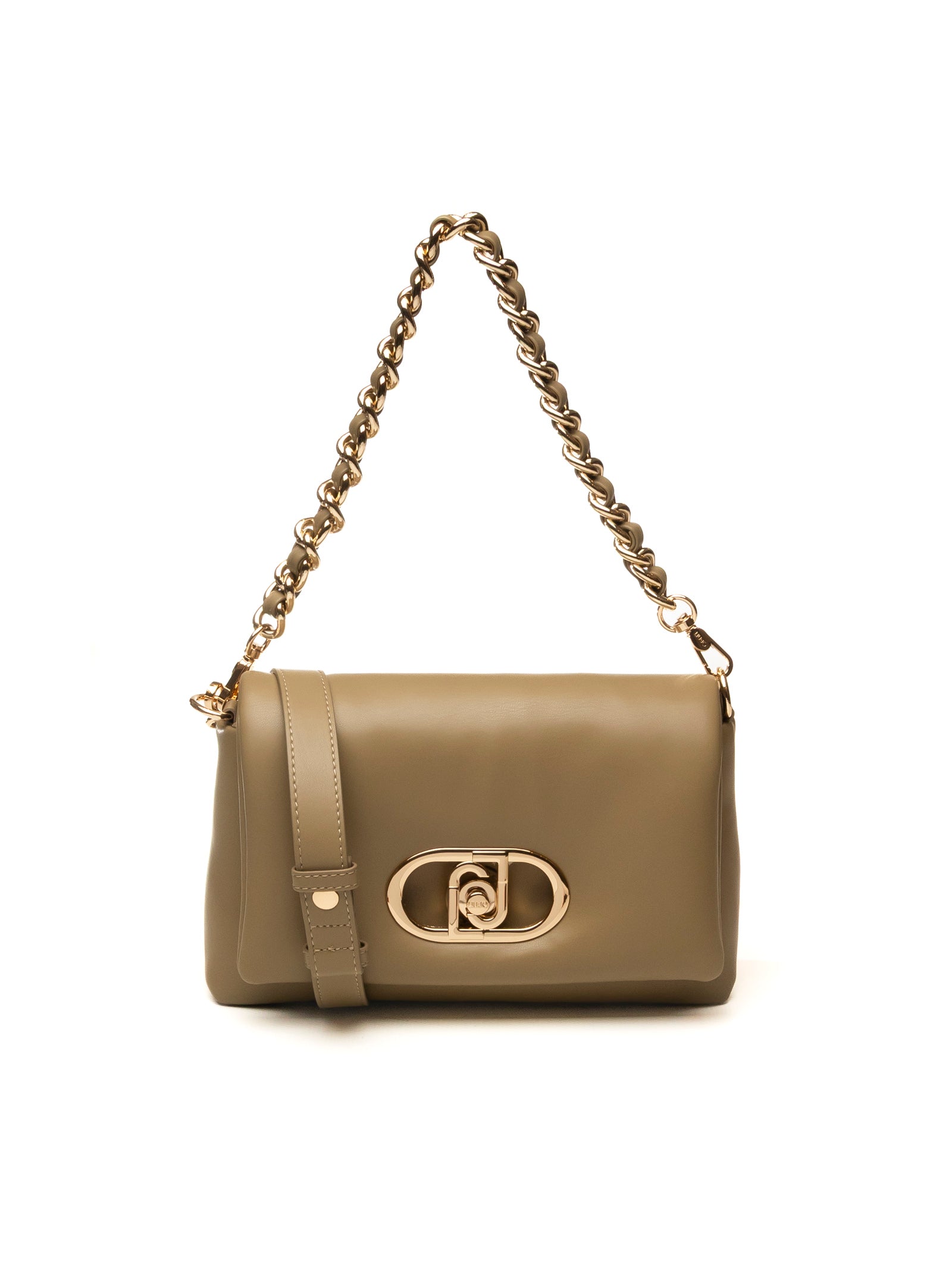 LIU JO borsa a spalla la puffy fango AA6148E0953 LA PUFFY-01679 
