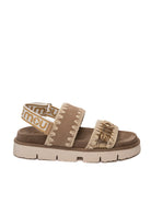 MOU Sandalo camoscio grigio 461001C SUE/LEATH-MLIG 