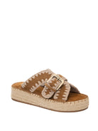 MOU Sandalo camoscio cognac 641003A JUTE-COG 