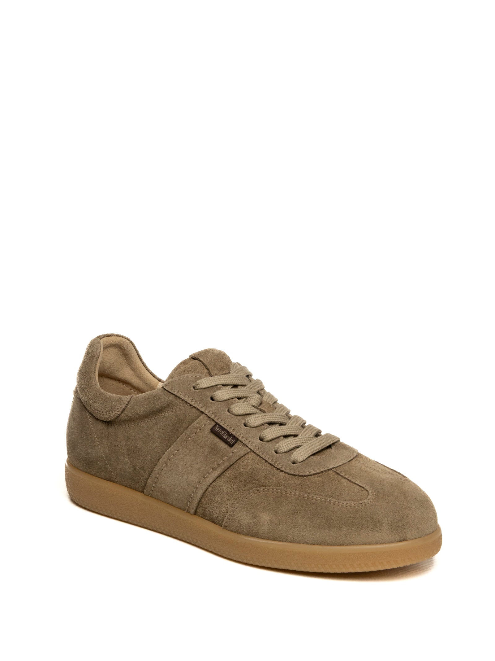 NERO GIARDINI Sneaker camoscio taupe E500685 AROLD-VELO 