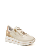 NERO GIARDINI Sneaker pelle bianco/rosa E615203 VELVET-713 