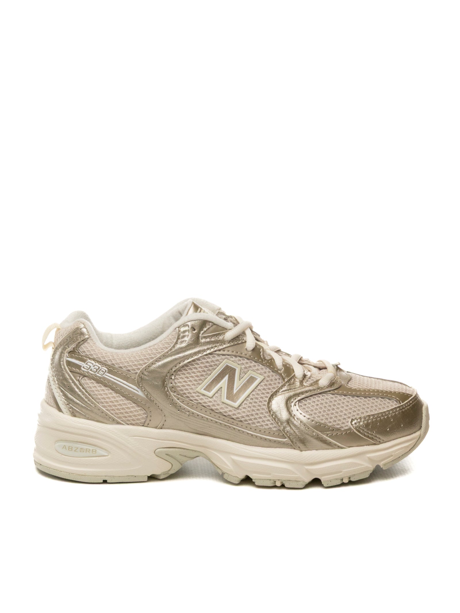 NEW BALANCE Sneaker 530 1zo bianco/oro 530 D 1Z0-GOLD 