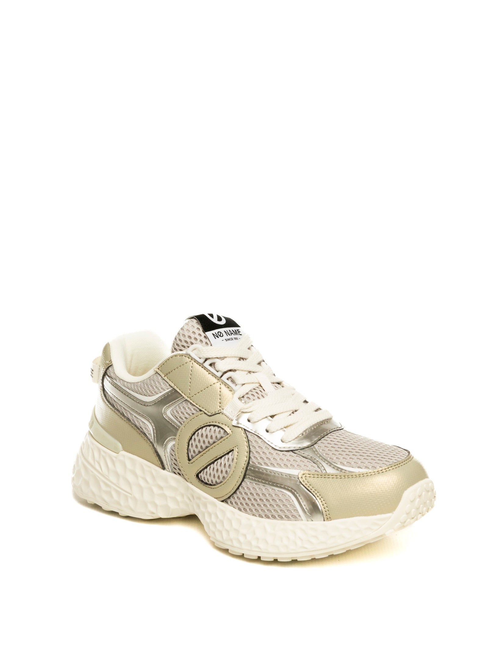 NO NAME Sneaker carter 2.0 crema/oro CARTER2.0 U MESH-CREA/GRAY/GOL 