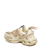 NO NAME Sneaker willo bianco/beige WILLO RUNNER SUEDE-DOVE/SAND 