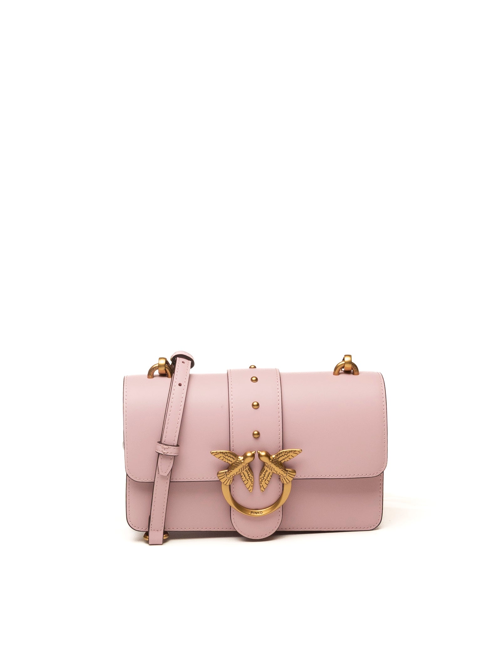 PINKO borsa a spalla love one mini rosa/oro 105856-AOF1 LOVE ONE MINI-P26Q 