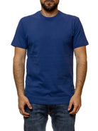 QB24 t-shirt cotone bluette 0126229 COTONE-BLU CINA 