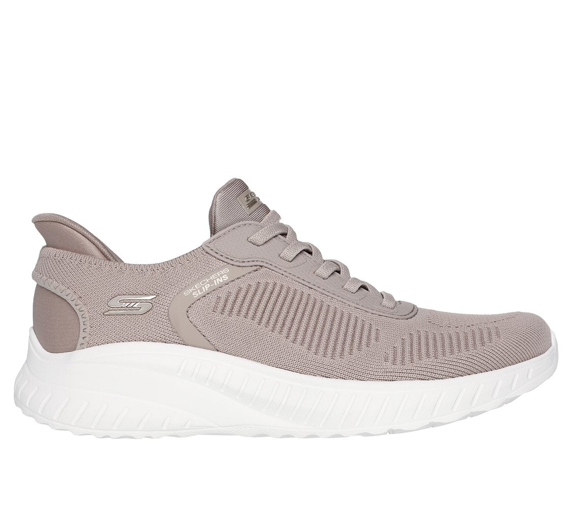 SKECHERS Sneaker Bob Sport Squad ™ Slip-ins taupe 117497 BOBS SQUAD CHAOS-TPE 