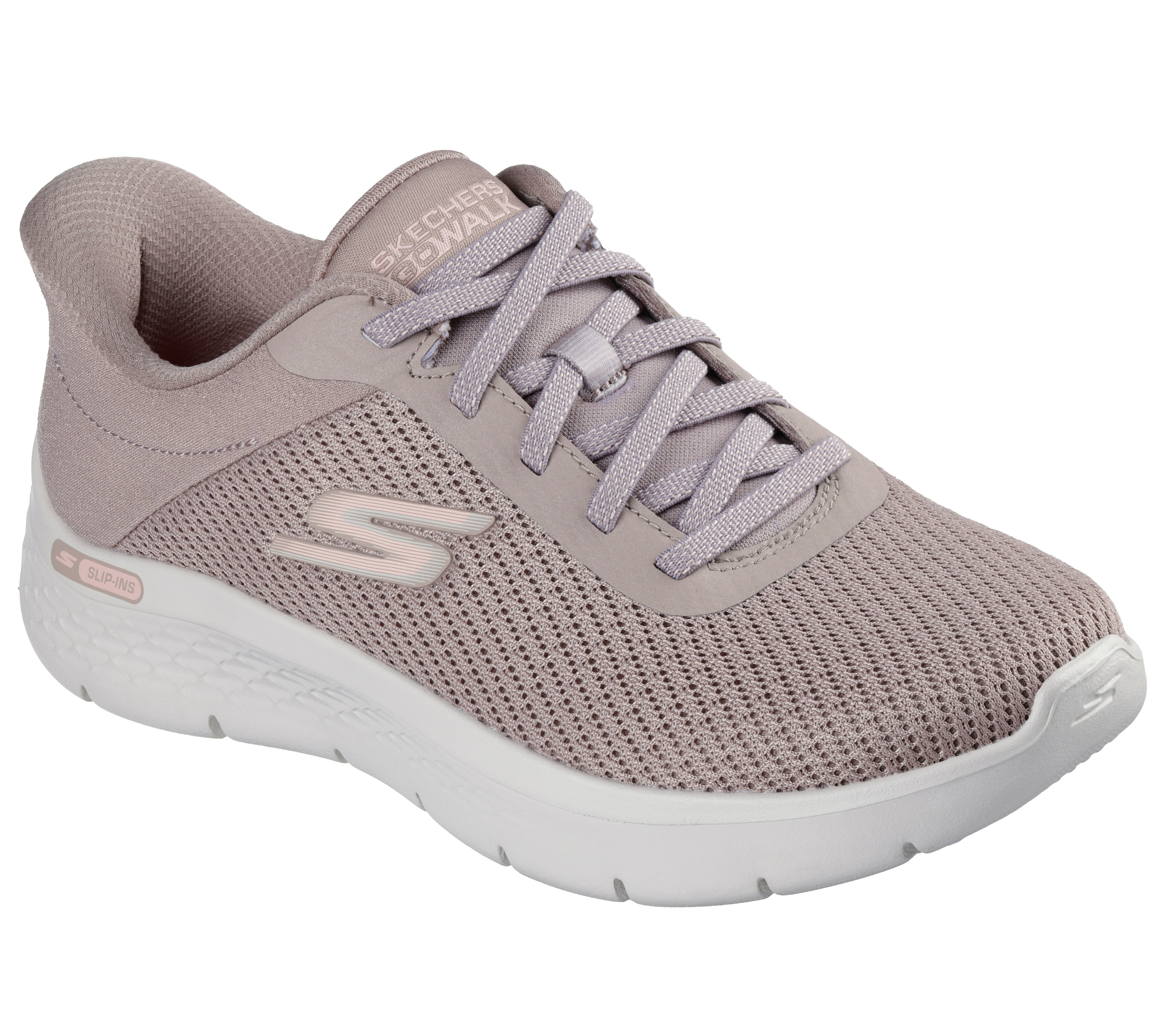 SKECHERS Sneaker go walk slip ins taupe 125516 GO WALK-TPE 