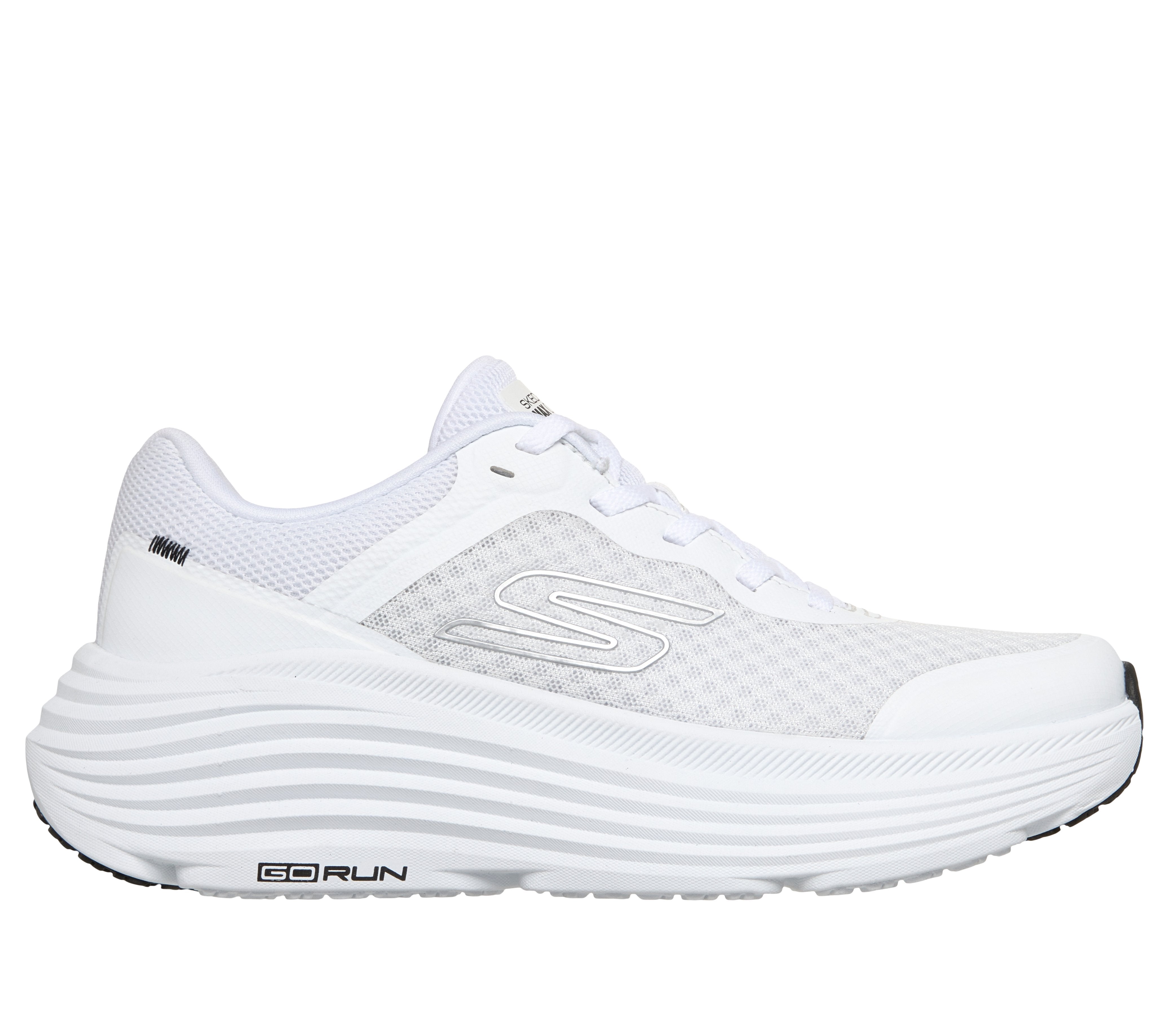 SKECHERS Sneaker max cushioninh bianco 129470 MAX CUSHIONING-WBK 