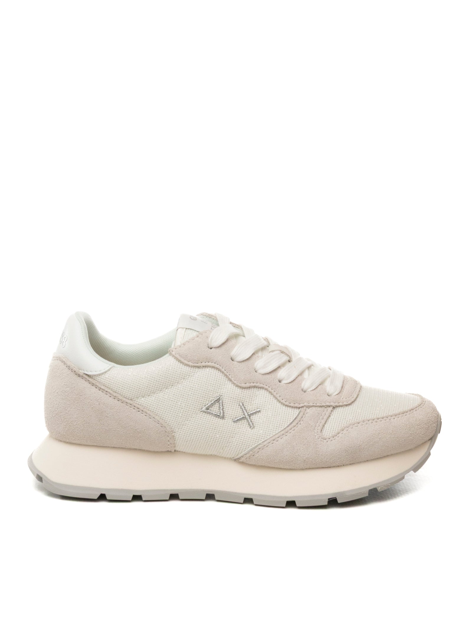 SUN 68 Sneaker ally glitter bianco Z36203 ALLYGLITTER-01 